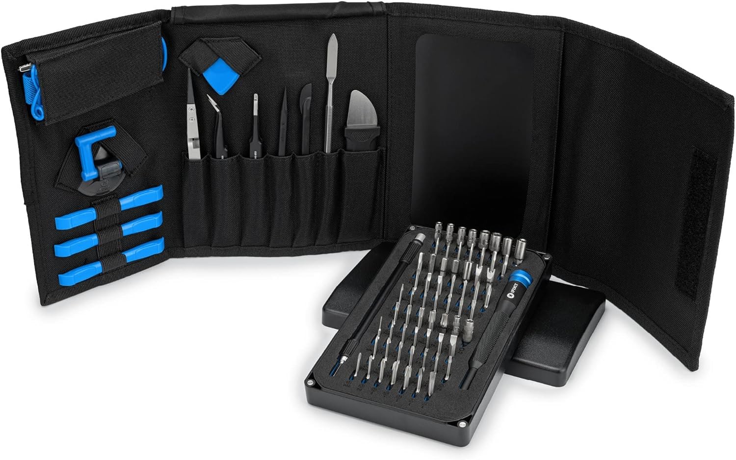 iFixit Pro Tech Toolkit - Opening Tool & Precision Screwdriver & 64 Bits (4mm) for Repairing Smartphone, Laptop & Co